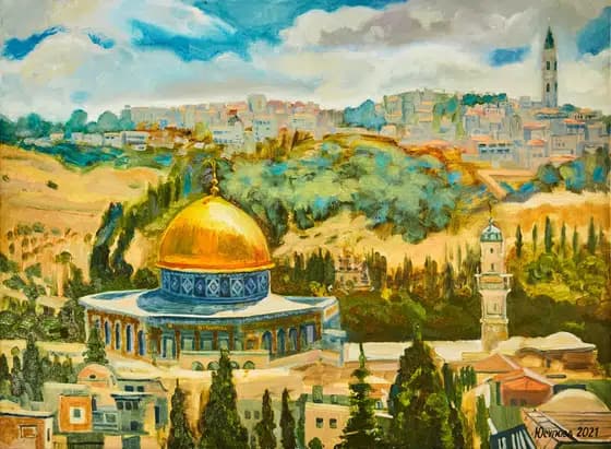 Иерусалимский пейзаж — Разеда Юсупова