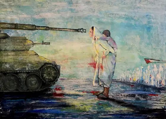 Нет истреблению народа Палестины — Мамун Аль-Шаеб