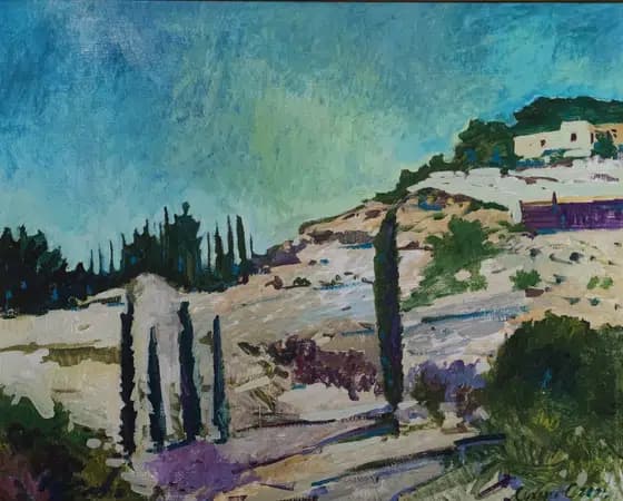 Пейзаж Вифлеема — Бычкова Светлана Юрьевна