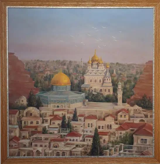Пейзаж святого города Иерусалима — Александр Фомин