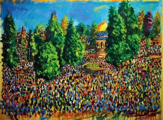 Пятничная молитва в Аль-Аксе — Басел Аль-Макуси