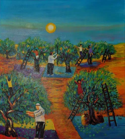 Сбор оливок — Талеб Двейк