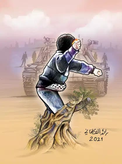 Фарес Ода — символ палестинских детей — Раед Катнани